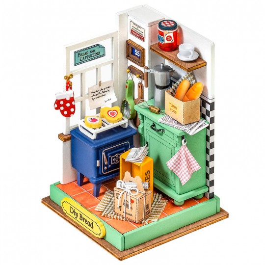 Puzzle Miniature en bois 3D pour garçons et filles, maison de