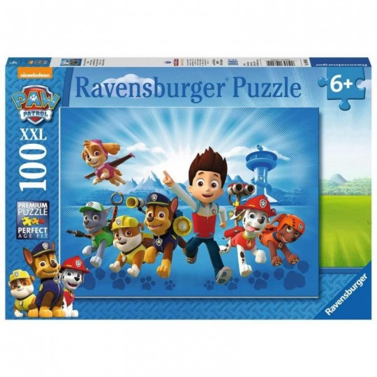 Puzzle 100 pcs XXL L'équipe de la Pat'Patrouille - Ravensburger Ravensburger - 1