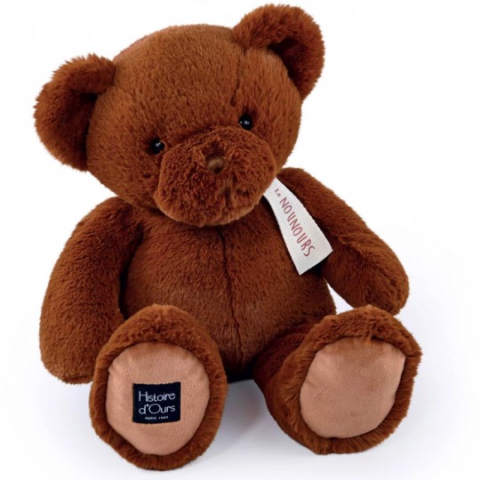 LE NOUNOURS : Ours en peluche capuccino 40 cm - Histoire d'Ours Histoire d'Ours - 1