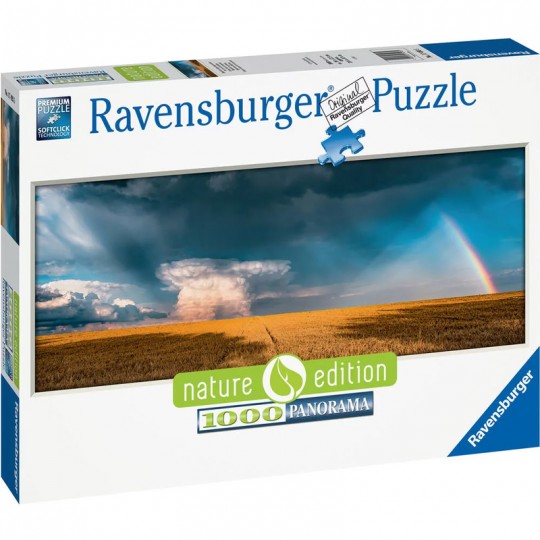 Puzzle 1000 p  panoramique - Arc-en-ciel mystique /(Nature edition) Ravensburger - 1