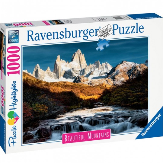 Puzzle 1000 p - Le Fitz Roy, Patagonie (Puzzle Highlights) Ravensburger - 1