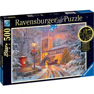 RAVENSBURGER - Disney classiques - Puzzle Le Train de Noël - 500
