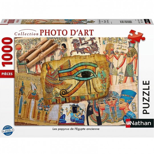 Puzzle 1000 p Les Papyrus de l'Egypte ancienne Nathan - 1