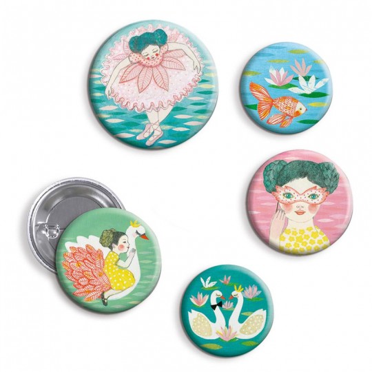 Lovely badges Ballerine - Djeco Djeco - 1