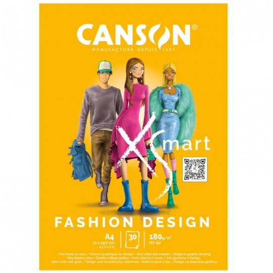 Bloc Canson XSmart 30 Feuilles A4 180 g Fashion Design Canson - 1