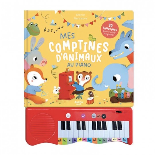 Mes comptines d'animaux au piano - Auzou Auzou - 1