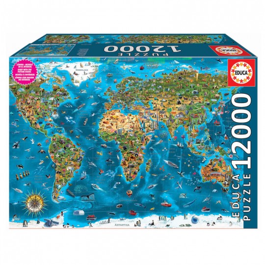 Puzzle 12000 pcs Merveilles du monde - Educa Educa - 1