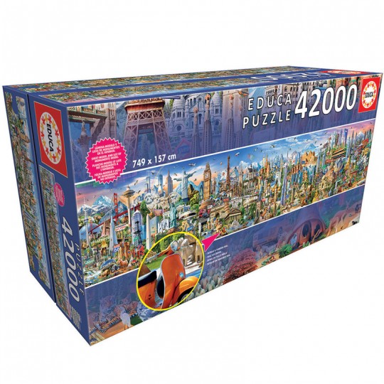 Puzzle 42000 pcs Le tour du monde - Educa Educa - 1