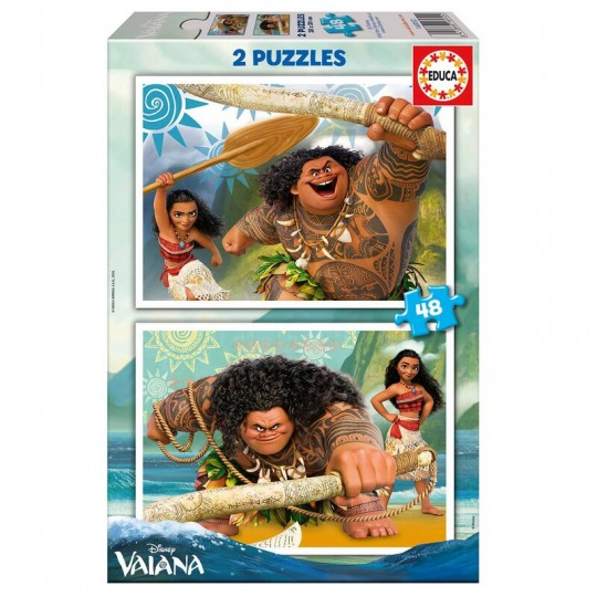 Puzzle 2×48 pcs Vaiana - Educa Educa - 1