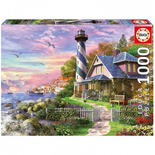 Puzzle 1000 pcs Phare à Rock Bay - Educa Educa - 1