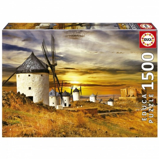 Puzzle 1500 pcs Moulins à Vent, Consuegra - Educa Educa - 1