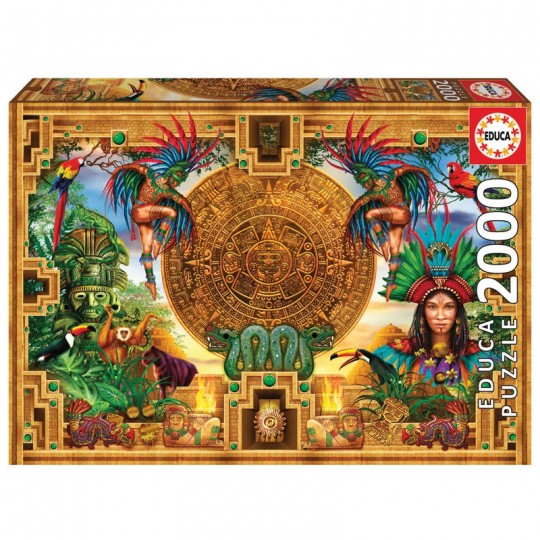 Puzzle 2000 pcs Montage Aztèque Maya - Educa Educa - 1