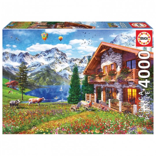 Puzzle 4000 pcs Chalet Alpin - Educa Educa - 1