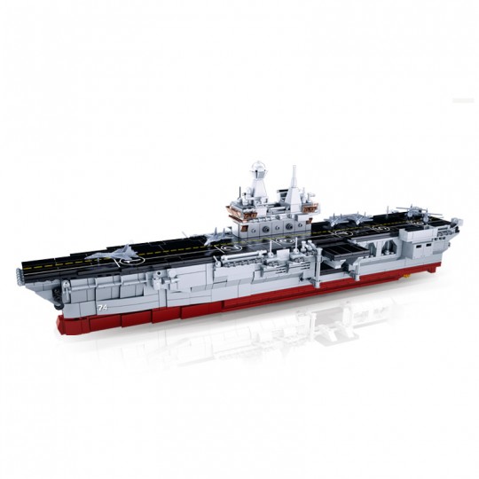 Model Bricks 1:450 : Navire d'assaut amphibie 1088 pcs - Sluban SLUBAN - 2