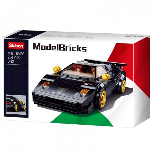 Model Bricks : Voiture de sport Taureau italien 254 pcs - Sluban SLUBAN - 2