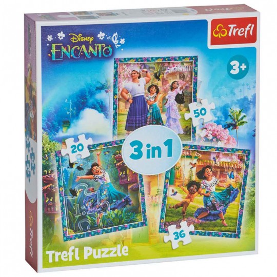 Puzzles 3 en 1 Héros d' Encanto - Trefl TREFL - 1