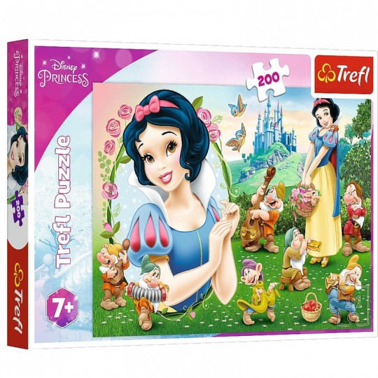 Puzzle 200 pcs Merveilleuse Blanche-Neige : Disney Princess - Trefl TREFL - 1