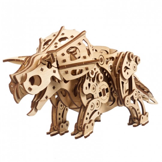 Triceratops Ugears - Puzzle 3D mécanique en bois UGEARS - 2