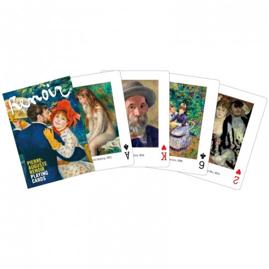 Jeu de 55 cartes thème Renoir - Piatnik Piatnik - 1