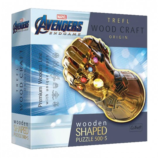 Puzzle en Bois Avengers Endgame : Gant d'Infinité 505 pcs - Trefl TREFL SA - 1