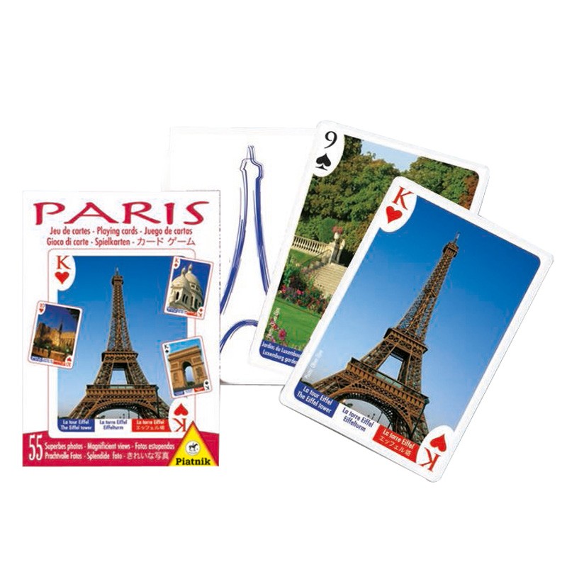 Jeu de 55 cartes Paris - Piatnik - Acheter sur la boutique BCD JEUX