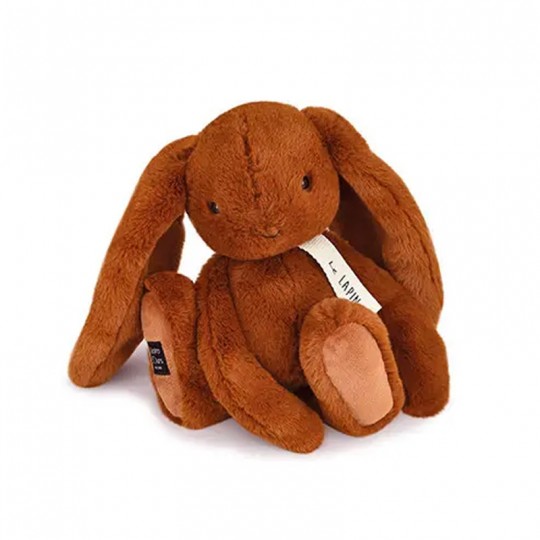 Peluche lapin marron Capuccino 32 cm - Doudou et Cie Histoire d'Ours - 1