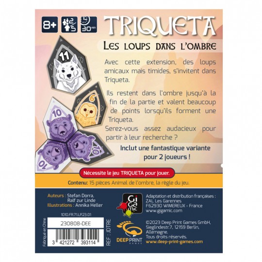 Extension Les loups dans l'ombre - TRIQUETA Gigamic - 2