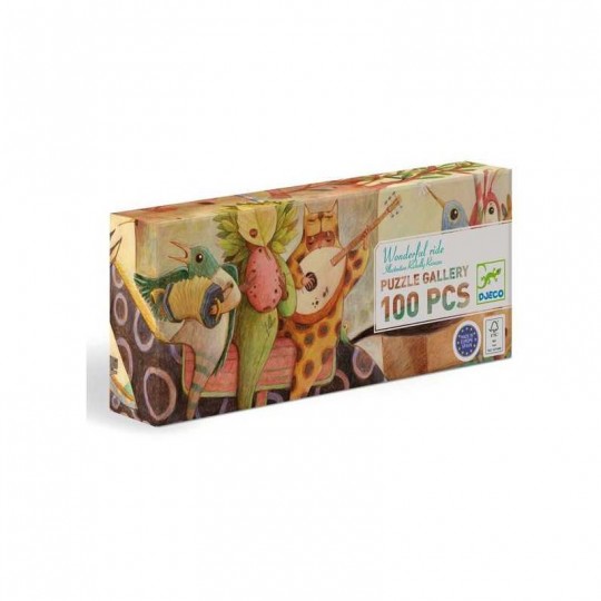 Puzzle Gallery Wonderful ride 100 pcs - Djeco Djeco - 1