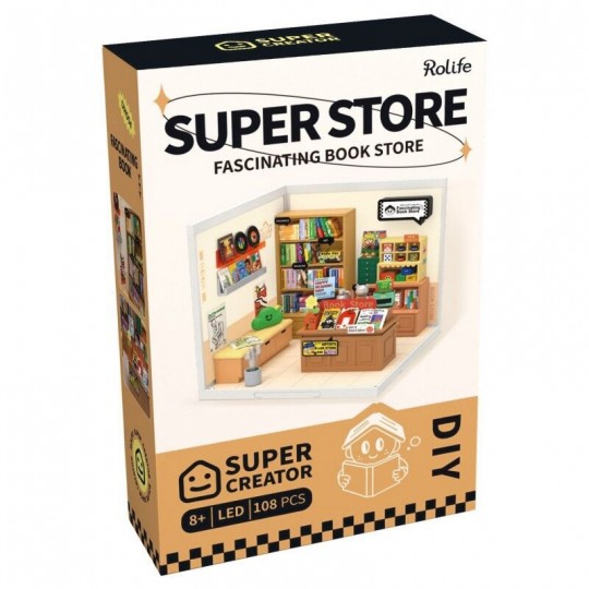 Fascinante Librairie - Maison Miniature Plastique Rolife Rolife - 2