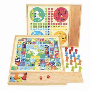 Jouet éducatif Montessori en bois pour enfants de 2 à 4 ans, petit chaperon  rouge, cache et recherche intelligents, jeux de société, jeu logique