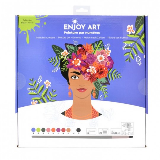 ENJOY ART - Peinture par numéros 30x30cm Frida Enjoy Art - 1