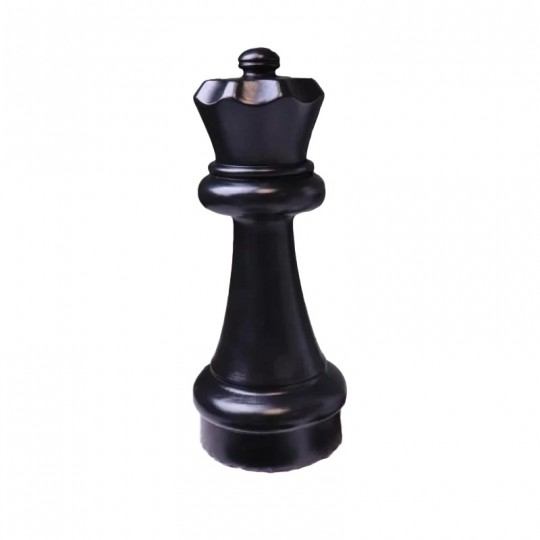 Reine Noir à l'unité pour Echecs géant 60 cm  - 1