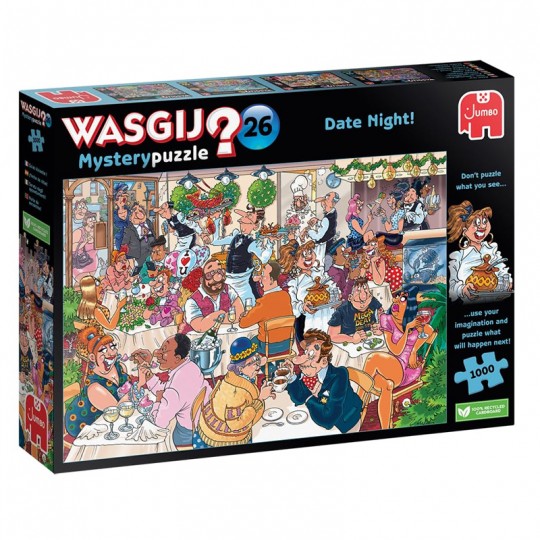 Puzzle Wasgij Mystery 26 Date Night ! 1000 pcs - Jumbo Dujardin - 1