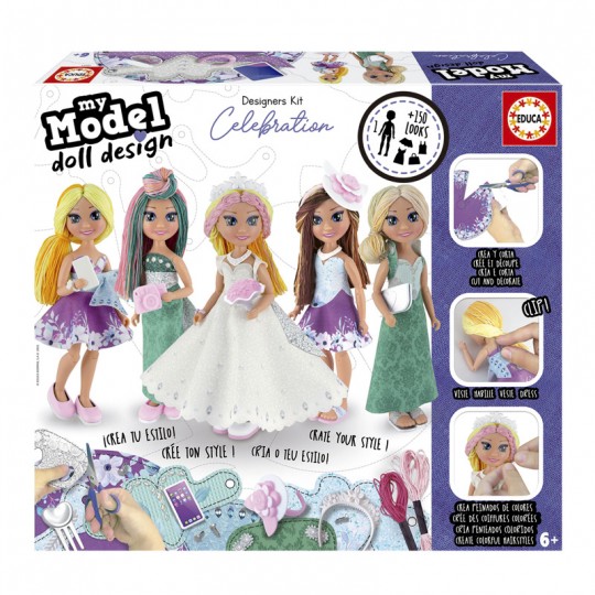 My Model Doll Design Celebration - Educa Educa - 1