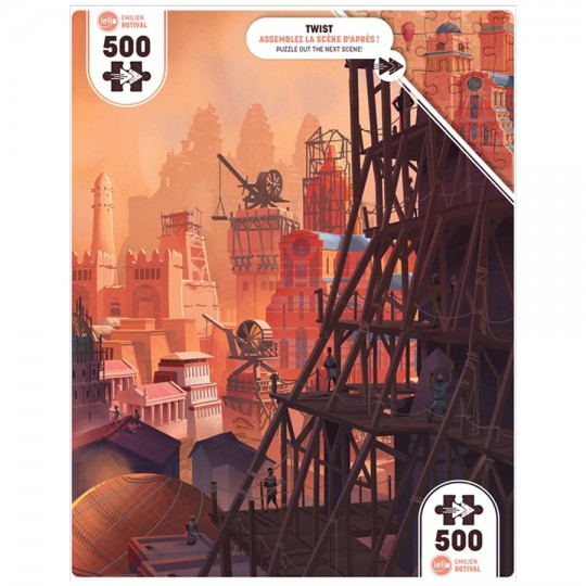 Puzzle TWIST 500 pcs - Ancient City iello - 2