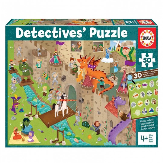 Puzzle 50 pcs Le Château « Detectives' Puzzle » - Educa Educa - 1