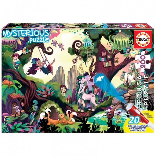 Puzzle 200 pcs Forêt Enchantée - Mysterious Puzzle Educa - 1