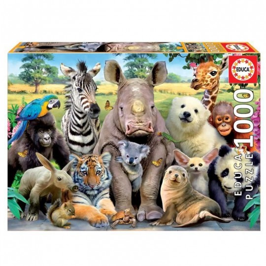 Puzzle 1000 pcs Photo de classe - Educa Educa - 1