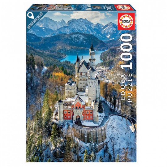 Puzzle 1000 pcs Château De Neuschwanstein, Allemagne - Educa Educa - 1