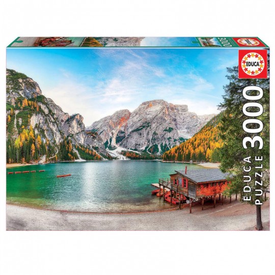 Puzzle 3000 pcs Lac Braies En Automne - Educa Educa - 1