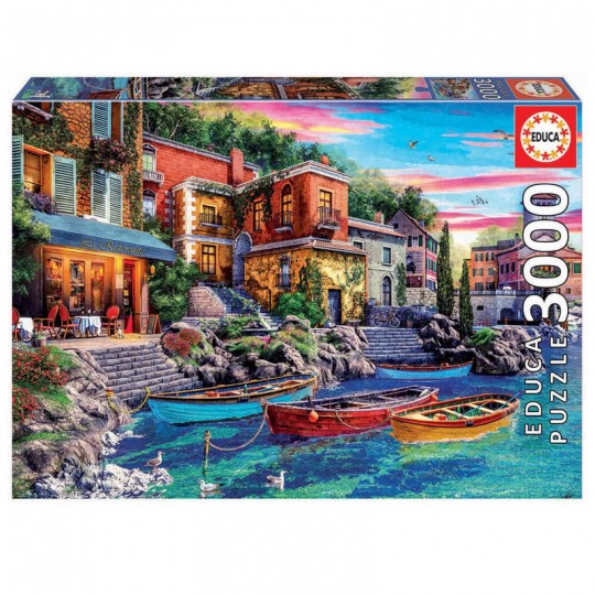 Puzzle 3000 pcs Coucher de soleil à Côme - Educa Educa - 1