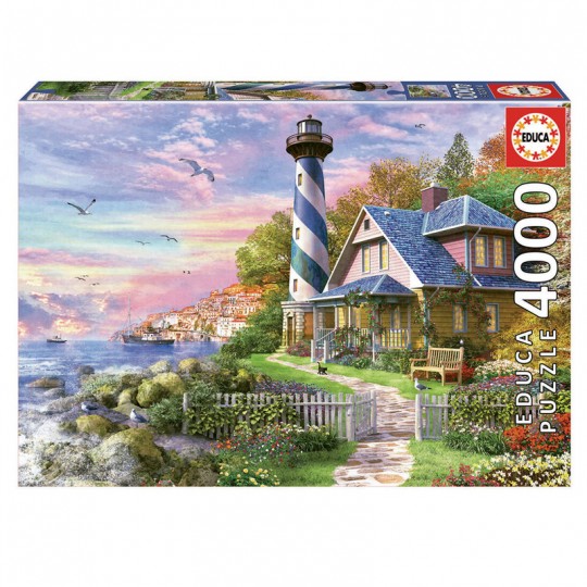 Puzzle 4000 pcs Phare à Rock Bay - Educa Educa - 1