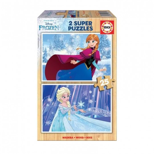 Puzzles 2x25 pcs La Reine des Neiges (Frozen) Educa - 1