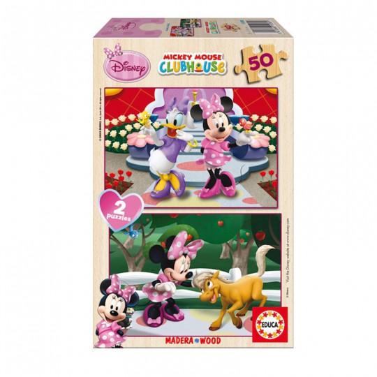 Puzzles 2x50 pcs Minnie - Educa Educa - 1