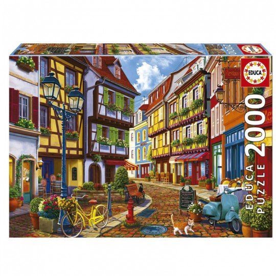 Puzzle 2000 pcs Rue Radieuse - Educa Educa - 1