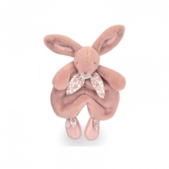 Lapin DOUDOU : Doudou lapin Rose poudré 29 cm - Doudou et Compagnie Doudou et compagnie - 1