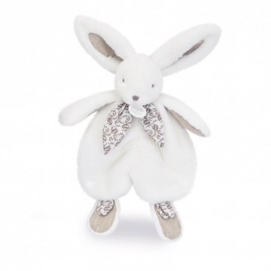 Lapin DOUDOU : Doudou lapin Blanc 29 cm - Doudou et Compagnie Doudou et compagnie - 1