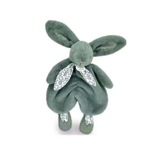 Lapin DOUDOU : Doudou lapin Vert 29 cm - Doudou et Compagnie Doudou et compagnie - 1