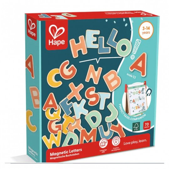 Alphabet magnétique 70 pcs - Hape Hape - 1