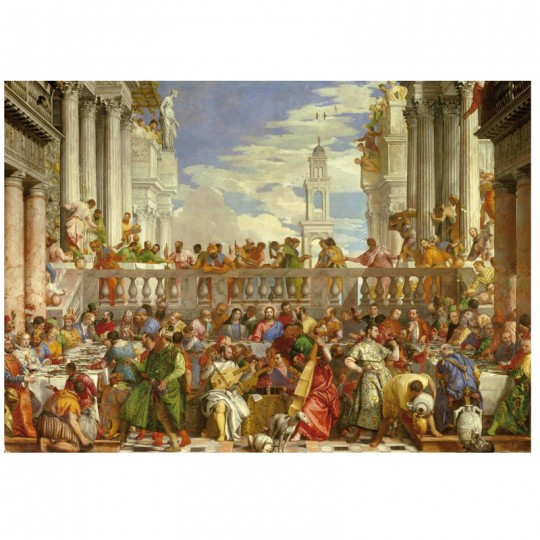 Puzzle 4000 pièces : les Noces de Cana, Paolo Veronese - Educa Educa - 2